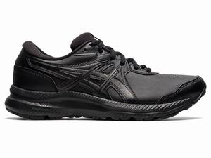 Zapatillas Asics GEL-CONTEND WALKER Mujer Negras | YWFP-08692