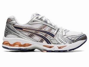 Zapatillas Asics GEL-KAYANO 14 Mujer Blancas Azules | PSVW-35702