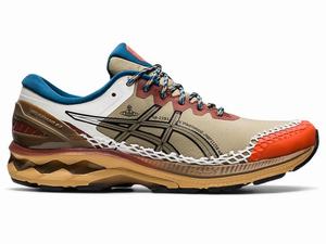 Zapatillas Asics GEL-KAYANO 27 DE Hombre Verde Marrones | FRTU-56830