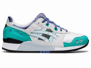 Zapatillas Asics GEL-LYTE III Hombre Blancas Azules | KCAS-32769