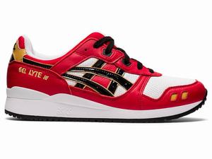 Zapatillas Asics GEL-LYTE III OG Hombre Negras Rojas | GPLI-40973