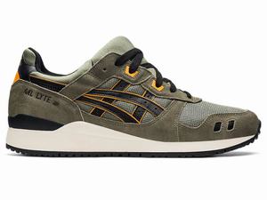 Zapatillas Asics GEL-LYTE III OG Hombre Negras Verde | URIQ-56927