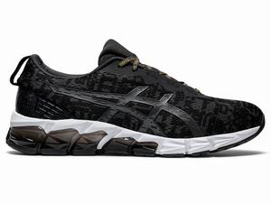 Zapatillas Asics GEL-QUANTUM 180 5 Hombre Gris Oscuro Negras | DROP-07234