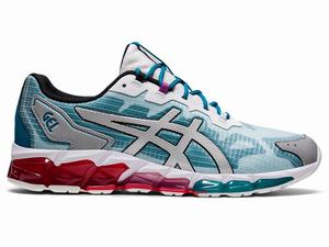 Zapatillas Asics GEL-QUANTUM 360 6 Hombre Rojas Gris Azules | MPVK-49672