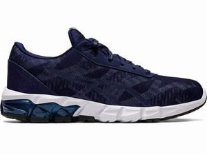 Zapatillas Asics GEL-QUANTUM 90 2 F Mujer Azul Marino Blancas | EOIA-12980