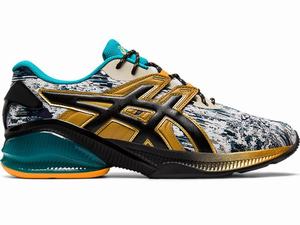 Zapatillas Asics GEL-QUANTUM INFINITY JIN Hombre Negras Blancas | SMLI-17392