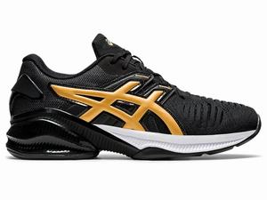 Zapatillas Asics GEL-QUANTUM INFINITY JIN Mujer Negras Doradas | TDUZ-57264