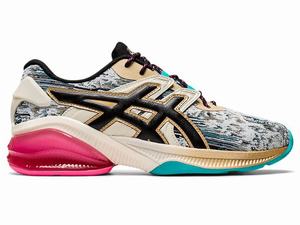 Zapatillas Asics GEL-QUANTUM INFINITY JIN Mujer Negras Blancas | WESC-02471