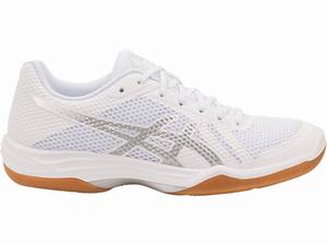 Zapatillas Asics GEL-TACTIC 2 Mujer Blancas Plateadas | KRIN-07134