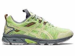 Zapatillas Asics HN1-S GEL-VENTURE Hombre Verde Amarillo | ITUS-34281