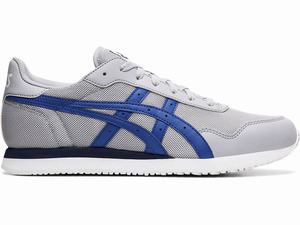 Zapatillas Asics TIGER RUNNER Hombre Gris Azules | OVJH-19068