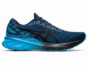 Zapatillas Running Asics DYNABLAST Hombre Negras Azules | GOAP-43726