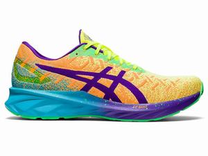 Zapatillas Running Asics DYNABLAST Hombre Naranjas Moradas Azules | KHLQ-20745