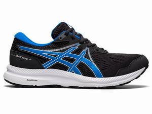 Zapatillas Running Asics GEL-CONTEND 7 Hombre Gris Azules | JXKA-58640