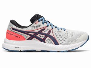 Zapatillas Running Asics GEL-CONTEND 7 Hombre Gris Azules | LAXN-03762