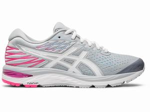 Zapatillas Running Asics GEL-CUMULUS 21 Mujer Gris Blancas | NFKQ-98521