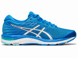 Zapatillas Running Asics GEL-CUMULUS 21 Mujer Azules Plateadas | NITY-89615