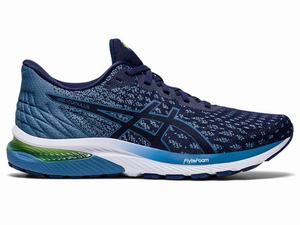 Zapatillas Running Asics GEL-CUMULUS 22 KNIT Hombre Gris Azul Marino | GBNK-38706