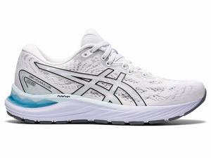 Zapatillas Running Asics GEL-CUMULUS 23 Mujer Negras Blancas | CKND-13276