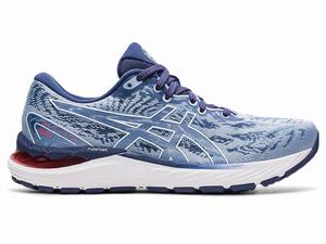 Zapatillas Running Asics GEL-CUMULUS 23 Mujer Blancas | DLJS-69705