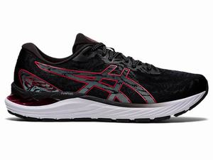 Zapatillas Running Asics GEL-CUMULUS 23 Hombre Negras Rojas | DZFP-20591