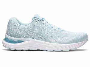 Zapatillas Running Asics GEL-CUMULUS 23 Mujer Turquesa Claro Blancas | RJCO-50132