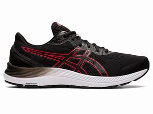 Zapatillas Running Asics GEL-EXCITE 8 (4E) Hombre Negras Rojas | PICT-93741