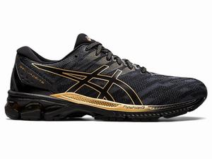 Zapatillas Running Asics GEL-JADEITE Hombre Negras Doradas | KOJG-28061