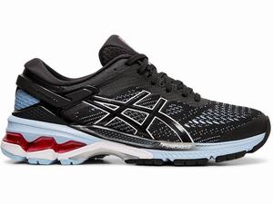 Zapatillas Running Asics GEL-KAYANO 26 Mujer Negras Azules | OXEU-95084