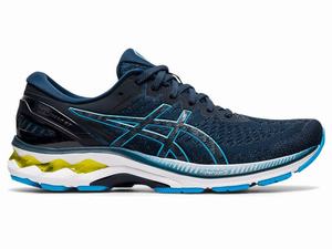 Zapatillas Running Asics GEL-KAYANO 27 Hombre Azules Verde | CKIM-92603