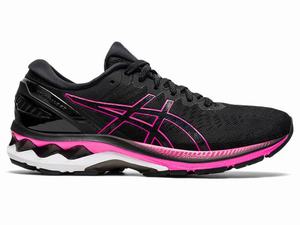 Zapatillas Running Asics GEL-KAYANO 27 Mujer Negras Rosas | COGL-29085