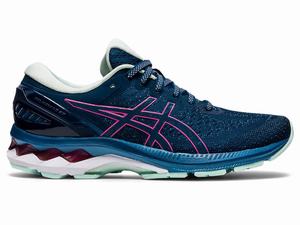 Zapatillas Running Asics GEL-KAYANO 27 Mujer Azules Rosas | YRHI-76154