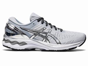 Zapatillas Running Asics GEL-KAYANO 27 PLATINUM Mujer Gris Plateadas | ZGSX-12360