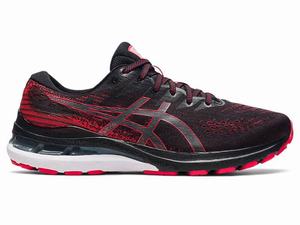 Zapatillas Running Asics GEL-KAYANO 28 (4E) Hombre Negras Rojas | KJWG-91736