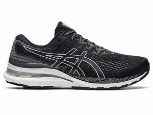 Zapatillas Running Asics GEL-KAYANO 28 (4E) Hombre Negras Blancas | NJGS-50687