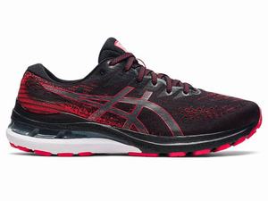 Zapatillas Running Asics GEL-KAYANO 28 (2E) Hombre Negras Rojas | TMRU-89456