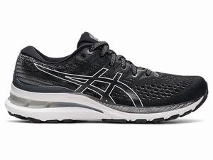 Zapatillas Running Asics GEL-KAYANO 28 (D) Mujer Negras Blancas | UAGZ-67381