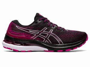 Zapatillas Running Asics GEL-KAYANO 28 Mujer Negras Rosas | RXEN-93852