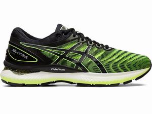 Zapatillas Running Asics GEL-NIMBUS 22 Hombre Negras Amarillo | KJDO-40712