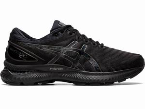 Zapatillas Running Asics GEL-NIMBUS 22 Hombre Negras | KOIH-36521