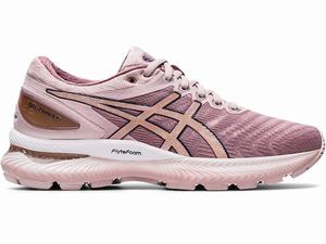 Zapatillas Running Asics GEL-NIMBUS 22 Mujer Rosas Doradas | HEUC-58963