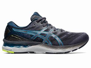 Zapatillas Running Asics GEL-NIMBUS 23 (4E) Hombre Gris Negras | LJCZ-42960