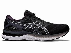 Zapatillas Running Asics GEL-NIMBUS 23 Hombre Negras Blancas | KCRH-48753