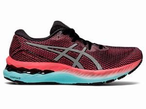 Zapatillas Running Asics GEL-NIMBUS 23 LITE-SHOW Mujer Negras Plateadas | UTOB-87045