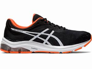 Zapatillas Running Asics GEL-PULSE 11 Hombre Negras Blancas | AKWJ-06859