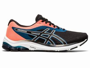 Zapatillas Running Asics GEL-PULSE 12 Hombre Negras Plateadas | XHEL-43587