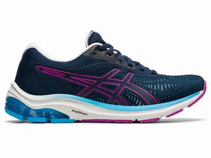 Zapatillas Running Asics GEL-PULSE 12 Mujer Azules Moradas | OWJZ-79548