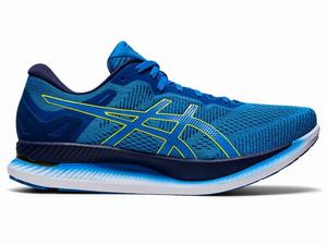 Zapatillas Running Asics GLIDERIDE Hombre Azules Verde Claro | KGXD-59780