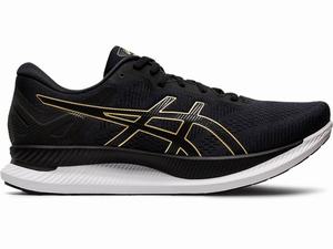 Zapatillas Running Asics GLIDERIDE Hombre Negras Doradas | PSNC-72316