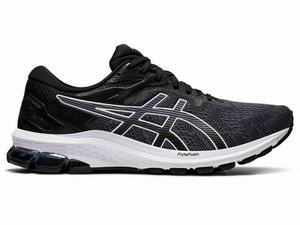 Zapatillas Running Asics GT-1000 10 Hombre Negras Blancas | WZAR-98573